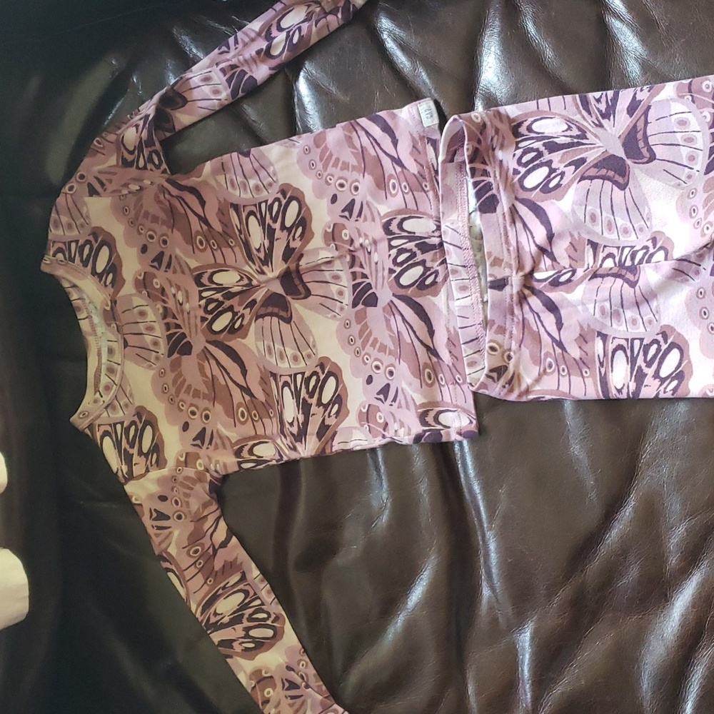 Lot: 2 pair 4T GAP Organic Cotton pj's used butterfly 🦋 - Picture 8 of 8